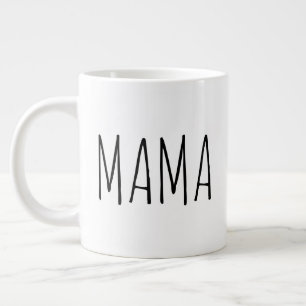 Taza De Café Gigante "Mama" Sencilla casa de campo moderna