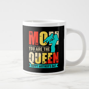Taza De Café Gigante Mamá Tú Eres La Reina