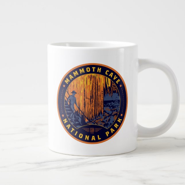Taza De Café Gigante Mammoth Cave National Park (Derecha)