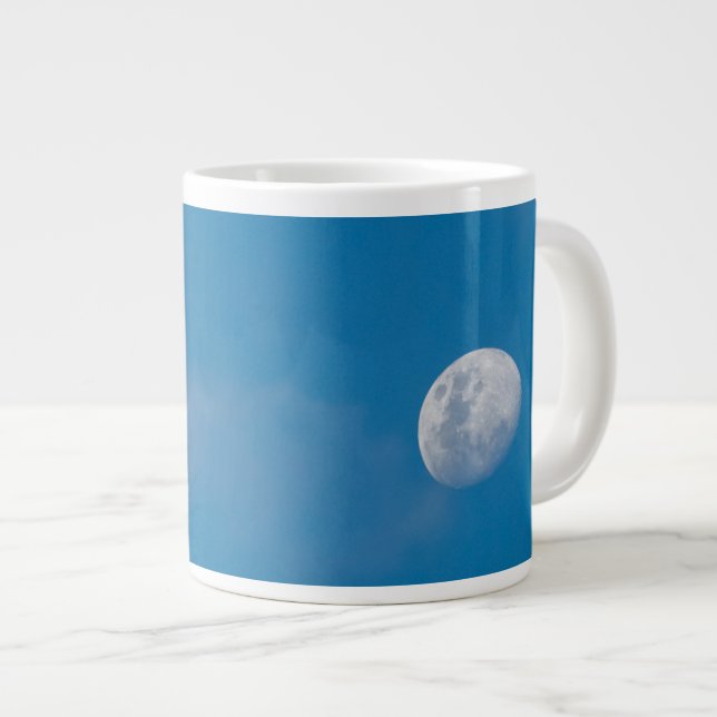 Taza De Café Gigante Mañana por la luna | Zambia, África (Derecha)