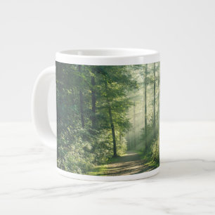 Taza De Café Gigante Mañana soleado de octubre en Hamburgo