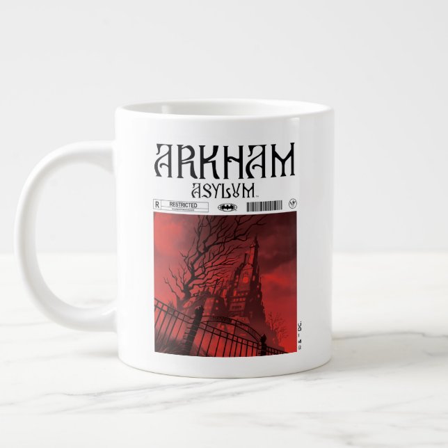 Taza De Café Gigante Manicomio Arkham: Restringido (Izquierda)