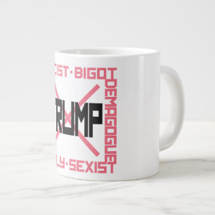 Taza De Café Gigante Manipulación antiTrump