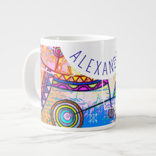 Taza De Café Gigante Mano dibujada por EDDArt - Dream Scale 1