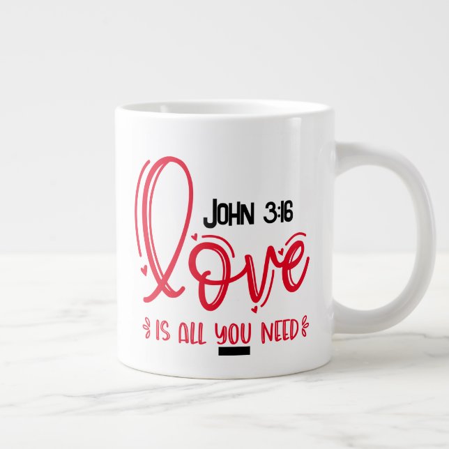 Taza De Café Gigante Mantener o diseñar su propia - Jumbo Mug (Derecha)