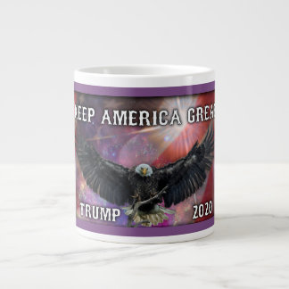 Taza De Café Gigante Mantenga América grande - el triunfo 2020