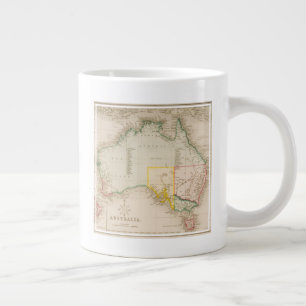Taza De Café Gigante Mapa de Australia y de Nueva Zelanda