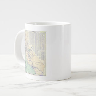 Taza De Café Gigante Mapa de California 4