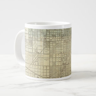 Taza De Café Gigante Mapa De Chicago