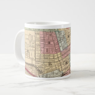 Taza De Café Gigante Mapa de Cincinnati por Mitchell
