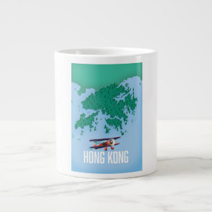 Taza De Café Gigante Mapa de Hong Kong