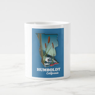 Taza De Café Gigante Mapa de Humboldt california