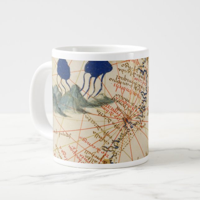 Taza De Café Gigante Mapa de Madagascar (Izquierda)