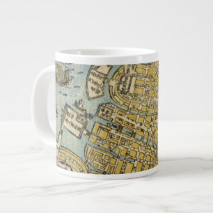 Taza De Café Gigante Mapa de Nagasaki