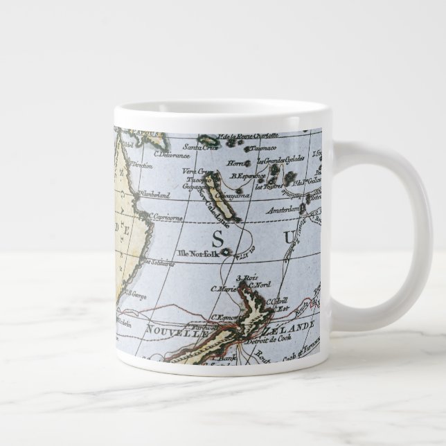 Taza De Café Gigante Mapa de nueva Holanda (Derecha)