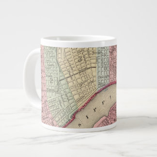 Taza De Café Gigante Mapa de Nueva Orleans por Mitchell