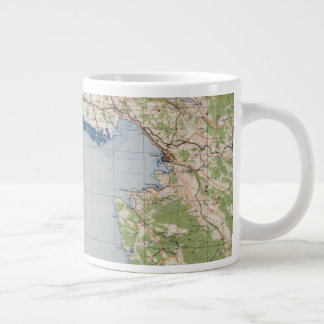Taza De Café Gigante Mapa de Venecia, Italia