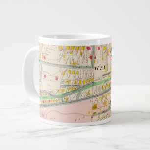 Taza De Café Gigante Mapa de Yonkers NY