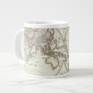 Taza De Café Gigante Mapa del Atlas de París