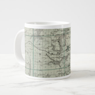 Taza De Café Gigante Mapa del condado de Clarke, estado de Iowa