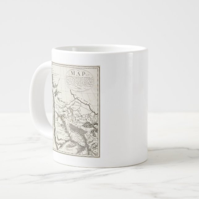 Taza De Café Gigante Mapa del Missouri (Izquierda)