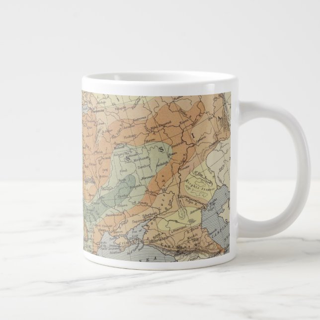 Taza De Café Gigante Mapa europeo de la densidad demográfica el | (Derecha)