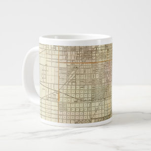 Taza De Café Gigante Mapa guía de Blanchard en Chicago