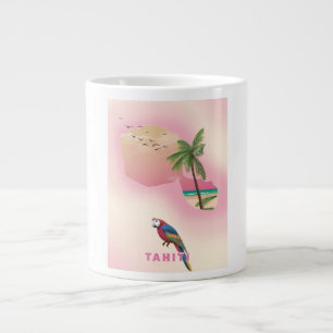 Taza De Café Gigante Mapa ilustrado de Bali