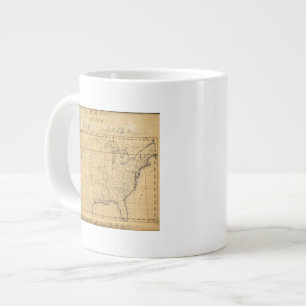 Taza De Café Gigante Mapa infantil de Estados Unidos
