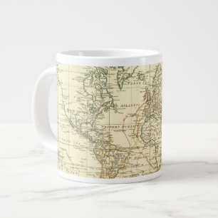 Taza De Café Gigante Mapa mundial 5
