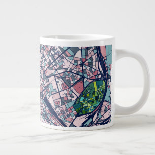 Taza De Café Gigante Mapa Roma Italia