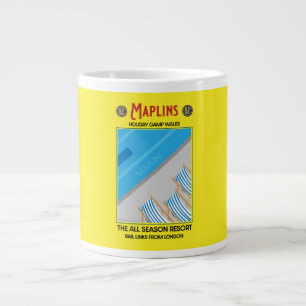 Taza De Café Gigante Maplins Campamentos de Vacaciones Británicos Vinta