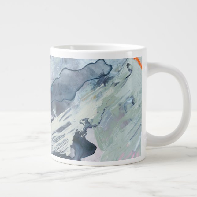 Taza De Café Gigante Mar polifónico - Azul (Derecha)