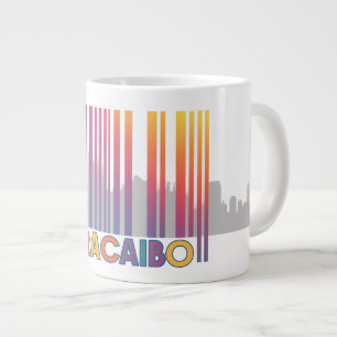 Taza De Café Gigante Maracaibo City Barcode Art Latin Pride