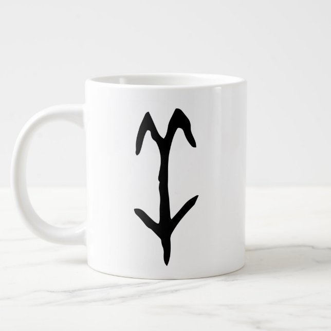 Taza De Café Gigante Maravillosa cabra-zoíaca china-#001- (Izquierda)