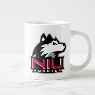 Taza De Café Gigante Marca NIU Huskies