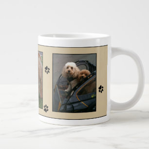 Taza De Café Gigante Marcos para fotos personalizados de perros con hue