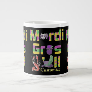 Taza De Café Gigante Mardi Gras Y'all Thunder_Cove