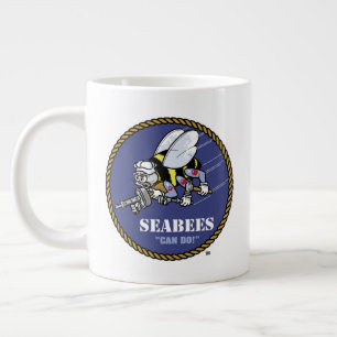 Taza De Café Gigante Marina de Estados Unidos Marinos