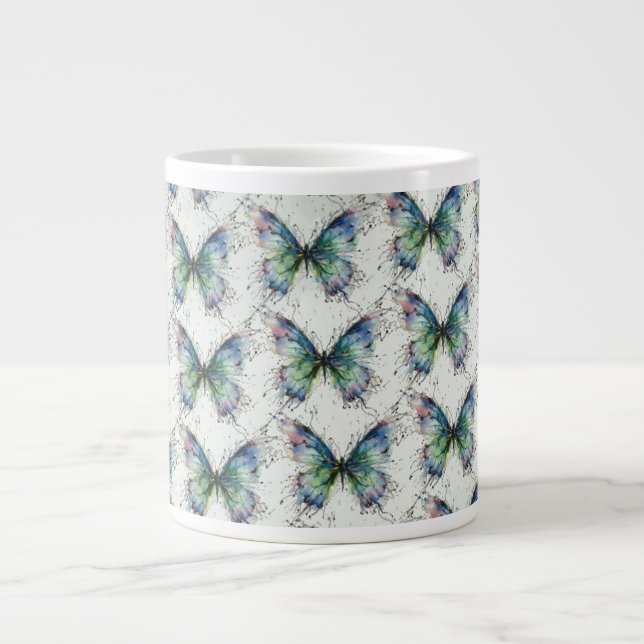 Taza De Café Gigante Mariposa (Frente)