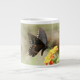 Taza De Café Gigante Mariposa con verso; Salmo 118:24