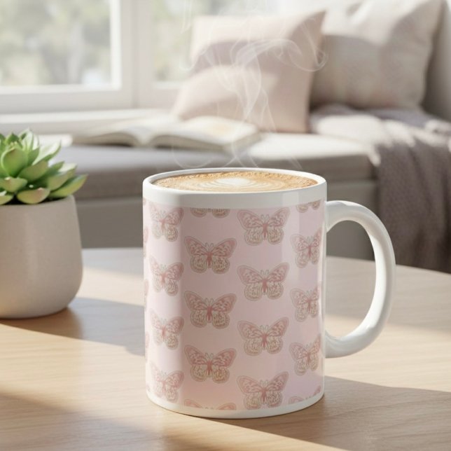 Taza De Café Gigante Mariposa Giant Coffee Mug (Subido por el creador)