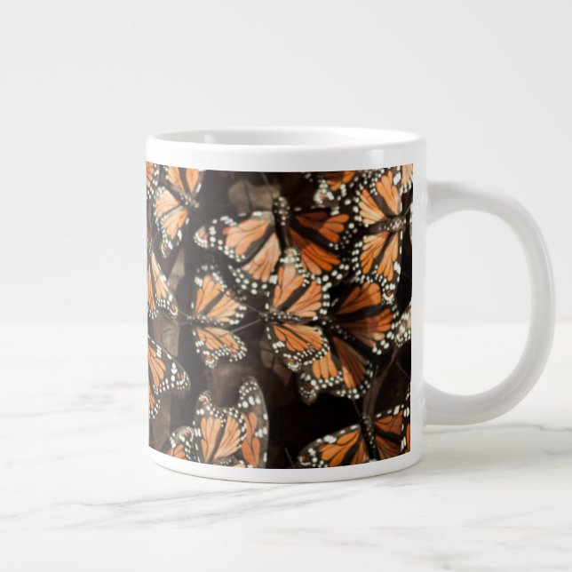 Taza De Café Gigante Mariposas monarcas (Derecha)