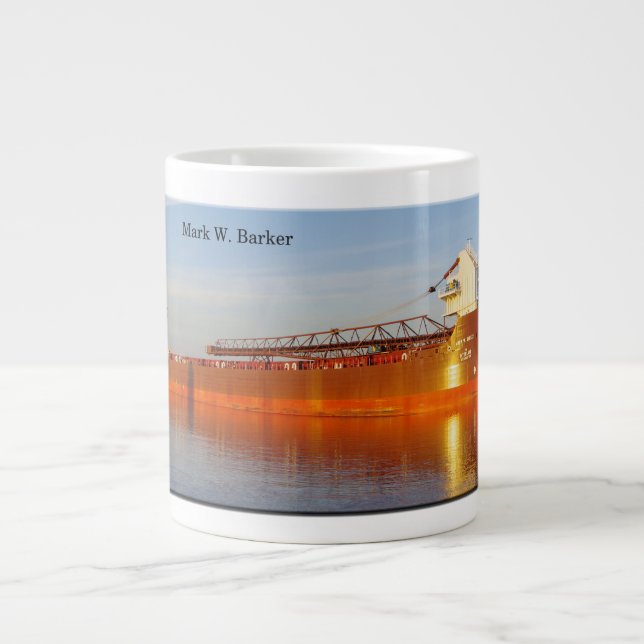 Taza De Café Gigante Mark W. Barker jumbo o espresso mug (Frente)