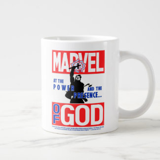 Taza De Café Gigante Marvel Con La Parodia De La Presencia