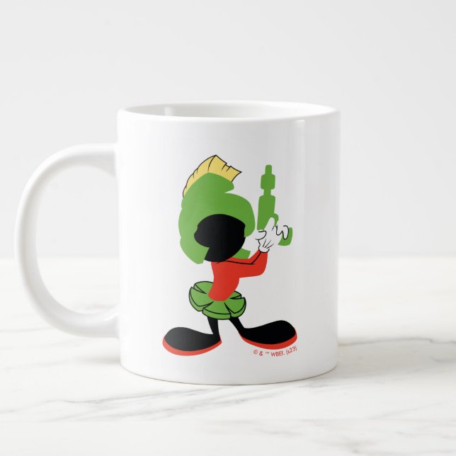 Taza De Café Gigante MARVIN LA Silhouette MARTIAN™ Con Raygun (Izquierda)