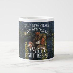 TAZA DE CAFÉ GIGANTE MARY PELTOLA SENADO DE ALASKA SALVA COSTO DE AMÉRI