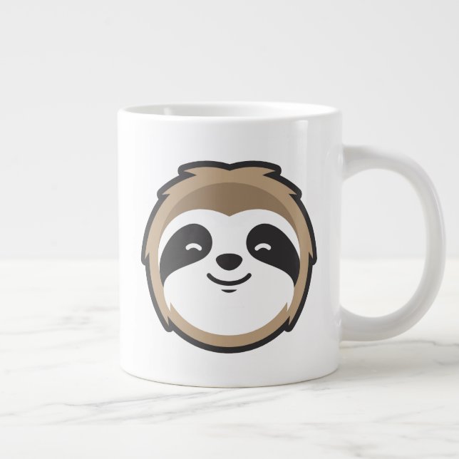 Taza De Café Gigante Mascota de la pereza (Derecha)