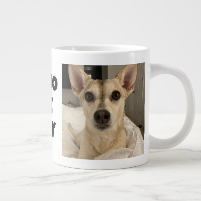 Taza De Café Gigante Mascota personalizado Foto Mug - Foto personalizad (Derecha)