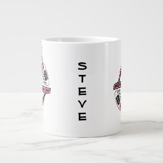Taza De Café Gigante Mata de ballena asesina personalizada en la costa 